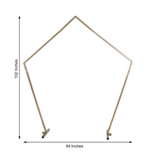 Load image into Gallery viewer, Geometric Pentagon Event Stand-1 Day Rental